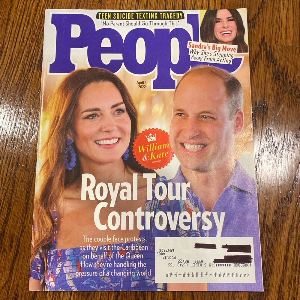 People Magazine - April 4 2022 - Prince William & Kate Middleton    women’s